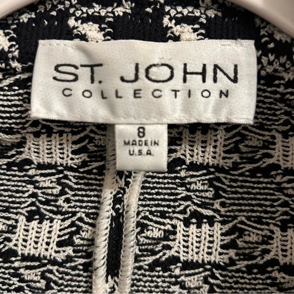 Very slimming houndstooth St John Jacket - Picture 5 of 9